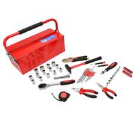 Boîte à outils avec équipement 64 pièces. Boîte métallique (2)