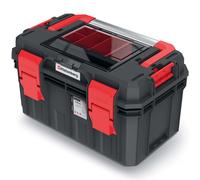 Usine Coffre à Outils Caisse Avec Porte-Outil Trennwände Ergonomique Poignée Klemmverschlüsse Plastique 45 x 28 X 26,4 CM