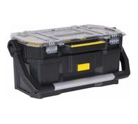 Boîte à outils avec organisateur - STANLEY - 19 pouces - Noir - Plastique, Acier