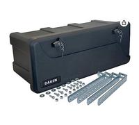 Boîte à outils Blackit 3 - 750 x 300 x 355 mm - Coffre de rangement pour remorque - 50 l - avec supports