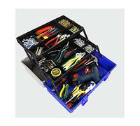 Boîte À Outils Boîte à outils en plastique à 3 niveaux Boîte à outils ménage Réparation automatique To-upt-usage Organisateur Organisateur Poignée Poignée Boîte De Rangement Pour Outils(18inch)