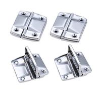 Boîte à outils, boîte valises, Support métallique, charnière, raccords de meubles, positionnement des bagages for porte fenêtre 51x47mm, 4 pièces