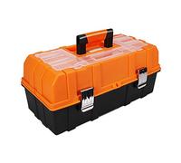Boîte À Outils,Caisse À Outil Avec Poignée Solide Et Verrou,Boîte Rangement Outillage En Plastique Pour Le Stockage D'outils Ou D'artisanat,Organisateur De Petites Pièces Dans Le Couvercle,17inch