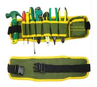 Boîte à outils, Ceinture à outils multicolore for électricien, pochette de réparation, sac banane multifonctionnel imperméable en tissu Oxford for charpentier(Yellow)