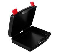 Boîte à Outils de Mécanicien PP Noire, Portable, Robuste et Compacte | Rangement Multifonction, Protection Antichoc et Anti-chute, Usage Maison ou Déplacements, pour Matériel