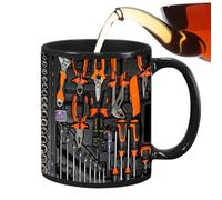 Boîte à outils de mécanicien Tasse en céramique Outil de mécanicien Tasse à café Impression photo Boîte à outils Tasse à outils de mécanicien avec pour ingénieurs, hommes