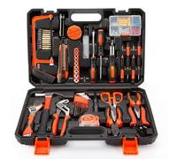 Boîte à outils de réparation manuelle multifonctionnelle de 102 pièces - Kit complet de réparation du bois pour électricien