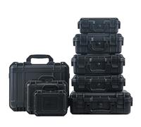 Boîte à outils de sécurité de protection en plastique Portable 1 pièce, mallette à instruments de précision Anti-chute étanche, boîte à outils antichoc en éponge 363x290x136mm