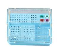 Boîte à outils dentaires avec compartiments internes pour stérilisation à 135 ℃ et boîte de protection pour instruments dentaires