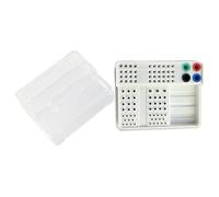 Boîte À Outils Dentaires En Plastique D'ingénierie Avec Compartiments Internes Pour Stérilisable À 135 ℃ Et Étui En Plastique De Protection Des Instruments