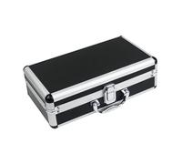ＡＷＨＡＯ Boîte à outils en alliage d'aluminium, mallette de rangement portable, mallette à outils multifonctionnelle anti-poussière, 30 Cm X 17 Cm X 9.5