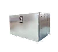 Boîte à Outils en Aluminium, Boite de Rangement pour Soubassement de Camion, Loquet de Compression Moulé Sous Pression Verrouillable, Coffre à Outils pour Semi-Remorque(80x50x50cm/31.5x19.5x19.5in)