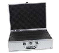 Boîte à Outils En Aluminium Étui Portable Valises Porte-outil Support De Stockage D'outils Mallette De Transport Pour Outils Portables Mallette Portative Silver Alliage D'aluminium BESTonZON