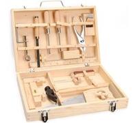 Boîte à outils en bois, 16dlg.