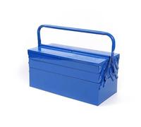 Boîte à outils en métal avec 5 compartiments vides, robuste, organisateur empilable et polyvalent, pour atelier, garage et maison