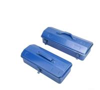 Boîte à outils en métal multi-tailles pour diverses applications Boîte à outils robuste pour un rangement sécurisé des outils (36 x 15 x 10 cm)