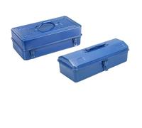 Boîte à outils en métal robuste avec poignée confortable, organiseur parfait pour les réparations à domicile (36 x 15 x 10 cm)