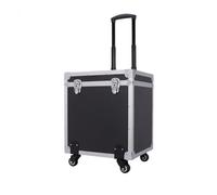 Boîte à outils en plastique étanche et anti-poussière, boîte à outils en alliage d'aluminium avec poulie, boîte de rangement mobile pour matériel d'entretien d'électricie,With Cotton-38.5x32x42.5cm