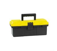 Boîte à outils en plastique résistant aux chutes pour outils électriques, outils à main, rénovation, réparation automobile avec rangement intégré de petites pièces (30,5 cm)