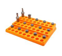 Boîte à outils ER25 ER32 16N32 Pince de serrage à ressort de rangement rigide pour fraiseuse bien organisée Pince de serrage cylindrique en métal multi-compartiments