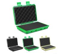 Boîte à outils étanche avec design robuste comprenant un ensemble complet d'éponges pour absorber les chocs et ranger le matériel en toute sécurité (jaune)