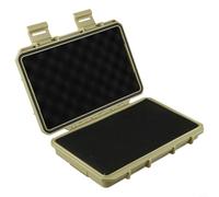 Boîte à outils étanche et robuste, organiseur de matériel de rangement hermétique avec mousse antichoc pour outils, appareils photo et enquêtes sur le terrain (jaune)