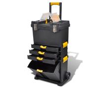 Boîte à outils - KAI - Portable - Polypropylène - Noir et Jaune - 3 Compartiments