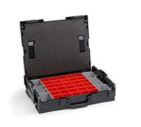 Boîte à outils L-BOXX 102 noire avec insert A3, coffret de rangement modulable et empilable