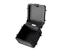 Boîte à outils miniature pour atelier avec, Black | Récipient en plastique compact pour petits accessoires et fournitures de couture, conception pour les