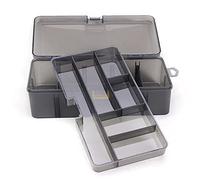 Boîte à outils Multi-Division Double Couche Boîte Outil Cas Machine Multi Fonction Organiser Carbone Vis Noix Bande Meas Meas Maison Clear Toolbox Boîte À Outils