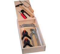 Boîte à outils Pebaro de qualité, 16 pièces, avec couvercle coulissant, 460