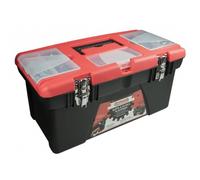 Boîte à outils - PEDDINGHAUS - Basic Mob 13"" - Plastique - 3 compartiments - Cadenassable