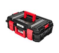 Boîte à outils Plastique noir porte-outils avec poignée et attaches Malette