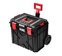 Boîte à outils Plastique noir porte-outils avec poignée et attaches Malette