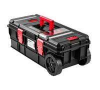 Boîte à outils Plastique noir porte-outils avec poignée et attaches Malette