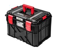 Boîte à outils Plastique noir porte-outils avec poignée et attaches Malette
