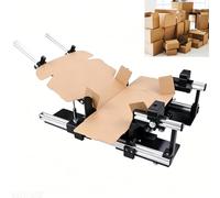 Boîte à outils pliante, fixation manuelle réglable pour l'efficacité de l'emballage, roulements métalliques lisses, design durable pour diverses industries, facile à utiliser et à ranger
