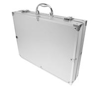 Boîte à Outils Portable en Alliage D’aluminium, Légère et Étanche, | Coffret Multifonction Poignée Métallique, Design Antichoc, Usage Extérieur et Réparation Auto