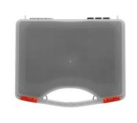 Boîte à Outils Portable en Pp avec Compartiments pour Vis et Clous | Design Compact, Couvercle Transparent, Séparateur Intégré, Poignée Pratique, pour Petits Espaces et Déplacement