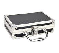 Boîte à outils portable - étui à outils en aluminium de 12 pouces, organisateur en mousse antichoc, étui de protection rigide pour appareil photo, acier inoxydable résistant, cassett