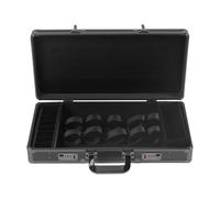 Boîte à outils pour coiffeurs noir, valise portable pour coiffeur, tondeuse à cheveux, boîte à outils portable pour coiffeurs, peignes, brosse 55 x 27 x 10 cm, Noir , Mode