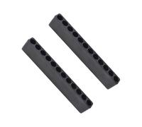 Boîte à outils pour embouts hexagonaux de 6,35 mm, 12 emplacements, noir | Boîte de rangement professionnelle à 12 emplacements compatible avec embouts hexagonaux de 6,35 mm, ABS robuste