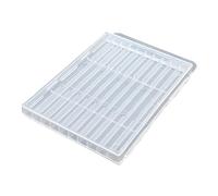 Boîte à outils pour forets et tarauds avec fermeture sécurisée et crochet de suspension - Boîte transparente de rangement pour petites pièces