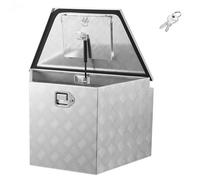 Boîte à Outils pour Remorque 83,8x48,3x45,7 cm-VEVOR-Coffre de Timon ou Flèche de Remorque en Aluminium