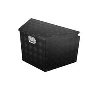 Boîte à Outils pour Remorque SucceBuy Alliage d'aluminium 990x419x305 mm Noir - Capacité 30 kg