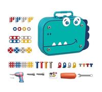 Boîte à outils pour tout-petits, ensemble d'outils pour jouets, Ensemble de jouets de charpentier pour, 211 pièces jouet à vis pour, jeu de vis compétences de base jouet d'apprentissage éducatif