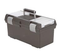 Curver 157705 Bricolage Boîte à Outils Premium Gris / Anthracite / Transparent