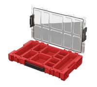 Boîte à outils QBRICK PRO Organizer 100 rouge Ultra HD avec couvercle