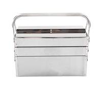 Boîte À Outils Rétractable À 5 Plateaux en Acier Inoxydable, Small Tool Box, Small Tool Box with Tray