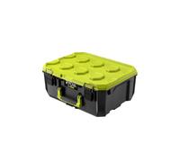 RYOBI - Boîte à Outils Medium LINK - RSL102 - Coffre Rangement Modulaire, Étanche IP65, Résistant Chocs, Compatible Mural